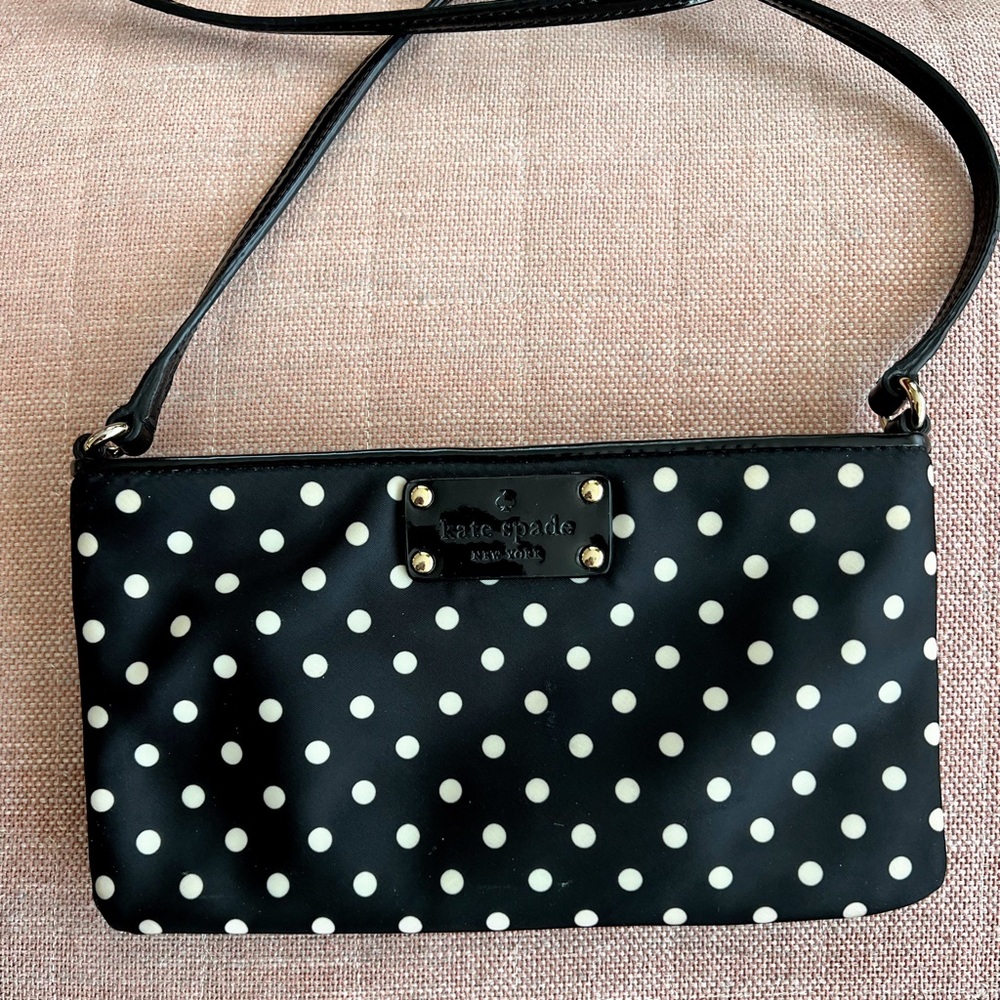 Kate Spade polka dot crossbody purse